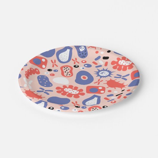 Teller von Biologielehrern (Schrägansicht)