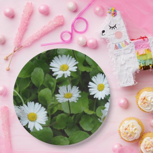 Teller von Blumenzähnchen für kundenspezifische Pa (Party)