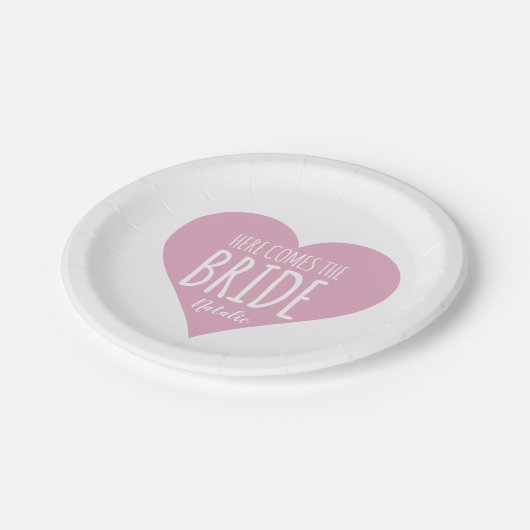 Teller von Brighpapier | Dekoration einer Hochzeit (Schrägansicht)