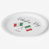 Teller von Columbus Day (Schrägansicht)