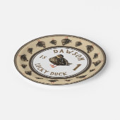 Teller von Duckpapier (Schrägansicht)