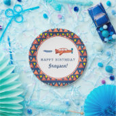 Teller von Flugzeugen zum Geburtstag (Party)