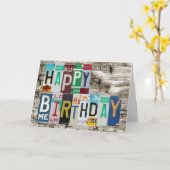 Teller von Führerschein Happy Birthday Card Karte (Gelbe Blume)