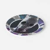 Teller von Gasmasken (Schrägansicht)