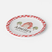 Teller von Geburtstagspapieren der Farm (Schrägansicht)