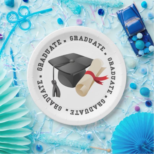 Teller von Grad Hat und Grad Papier (Party)