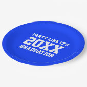 Teller von Graduierungsparty Fun Paper (Schrägansicht)