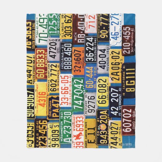 Teller von H. Wilson Smith Fleecedecke (Vorderseite)