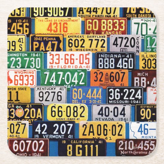 Teller von H. Wilson Smith Rechteckiger Pappuntersetzer (Vorderseite)