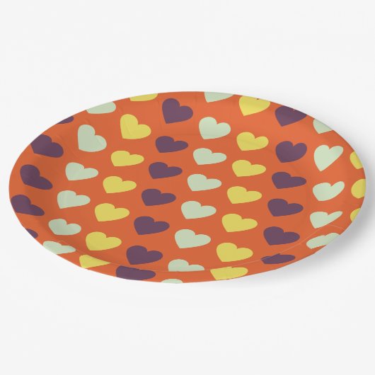 Teller von Herbstpfropfen (Schrägansicht)