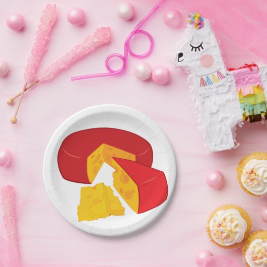 Teller von Käsepapier (Party)