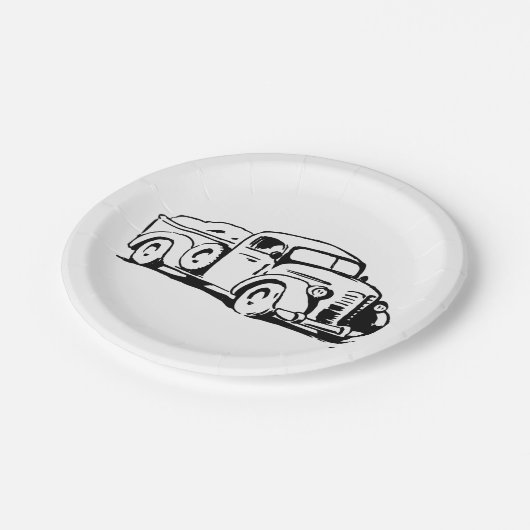 Teller von Lieferwagen (Schrägansicht)