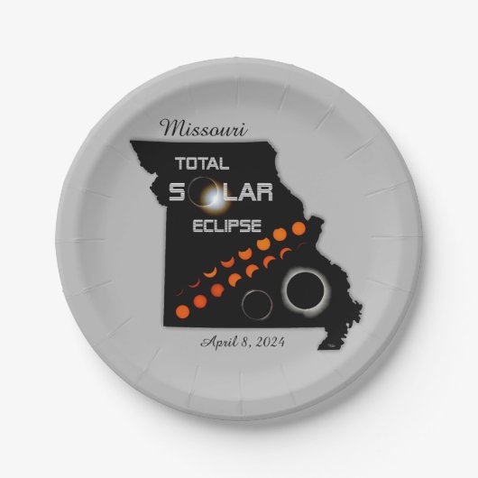 Teller von Missouri Solar Eclipse Paper (Vorderseite)