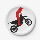 Teller von Motorcross-Fahrern (Vorderseite)