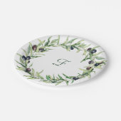 Teller von Olive Branch (Schrägansicht)