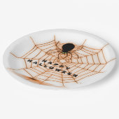 Teller von Orange & White Halloween Spiegellerie (Schrägansicht)