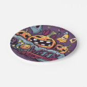 Teller von Papierstrichen oder Papierbearbeitungen (Schrägansicht)