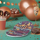 Teller von Papierstrichen oder Papierbearbeitungen