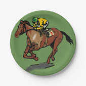 Teller von Pferderennen (Vorderseite)