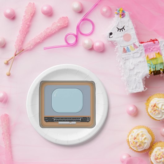 Teller von Retro-TV (Party)