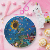 Teller von Sonnenblumen (Party)