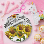 Teller von Sonnenblumen (Party)