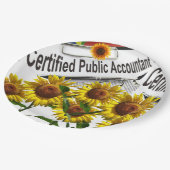 Teller von Sonnenblumen (Schrägansicht)