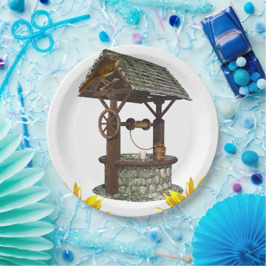 Teller von Sonnenblumenblättern (Party)