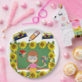 Teller von Sonnenblumenlehrern (Party)