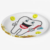 Teller von Sonnenblumenzellenpapier (Schrägansicht)