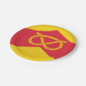 Teller von Staffordshire Paper (Schrägansicht)