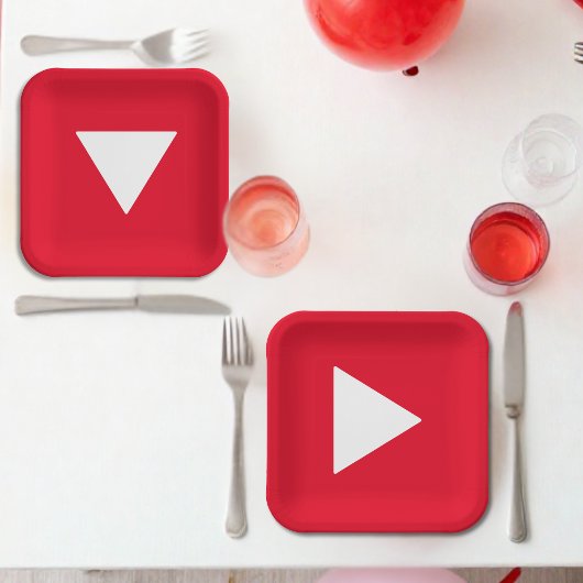 Teller von Tagesdeckenpapier