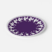 Teller von Urlaubspapieren Festive Rentier Party T (Schrägansicht)