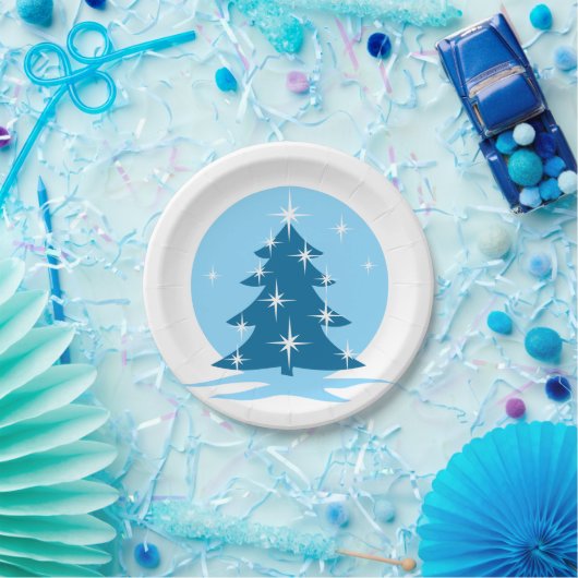 Teller von Urlaubspapieren Festive Rentier Party T (Party)