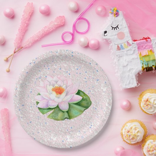 Teller von Wasserlilie (Party)