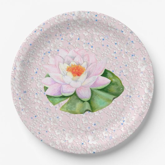 Teller von Wasserlilie (Vorderseite)