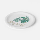 Teller von Wild Paper bleibe (Schrägansicht)