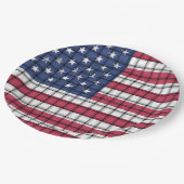 Teller von Woven American Flag (Schrägansicht)