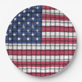 Teller von Woven American Flag (Vorderseite)