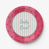 Teller "Watermelon Umbrella" (Vorderseite)