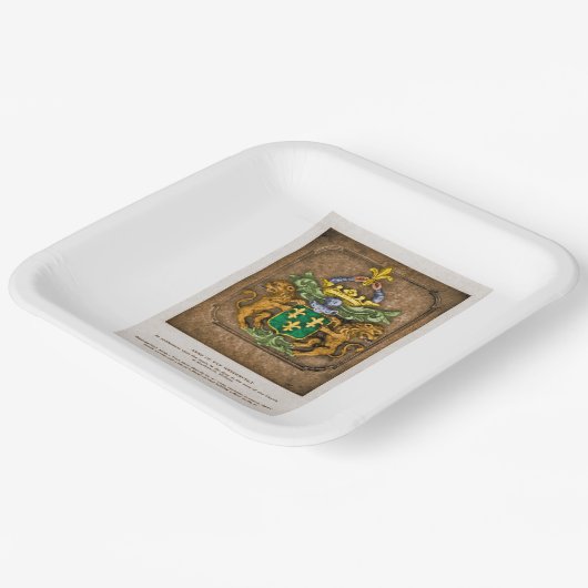 Teller Westerfield-Wappen (Gewinkelt)