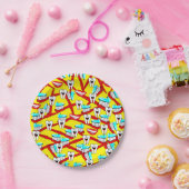 Teller, Zahnbürste Zahnbürste Zahnpasta Zähne Pappteller (Party)