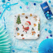 Teller zu niedlichen Weihnachts- und Weihnachtsver (Party)