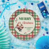 Teller zu Weihnachts-Weihnachts-Karierten Party (Party)