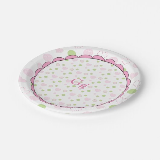 Teller "Zucker und Gewürz" (Schrägansicht)