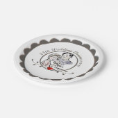 Teller zum 25. Hochzeitstag (Schrägansicht)