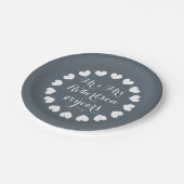 Teller zum 25. Hochzeitstag (Schrägansicht)