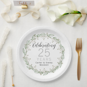 Teller zum 25. Jahrestag