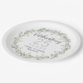 Teller zum 25. Jahrestag (Schrägansicht)