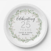 Teller zum 25. Jahrestag (Vorderseite)